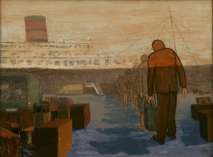 Samo spomin je še ostal (Akril, 40x50 - 2020) - Silvo Zdovc